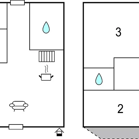 Stunning In With Kitchen בית נופש Ewijk