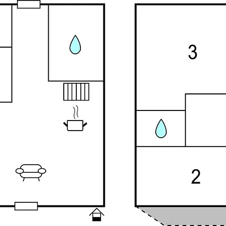 펜션 Stunning In With Kitchen Ewijk
