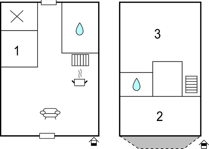 펜션 Stunning In With Kitchen Ewijk